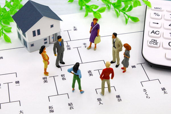 遺産分けの話し合いのイメージ図